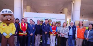 Ministro de Agricultura encabeza lanzamiento del plan de combate de incendios forestales en la región de Ñuble