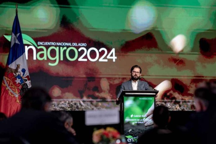 Presidente de la República, Gabriel Boric participa en Enagro 2024 y destaca crecimiento nacional en materia agroexportadora