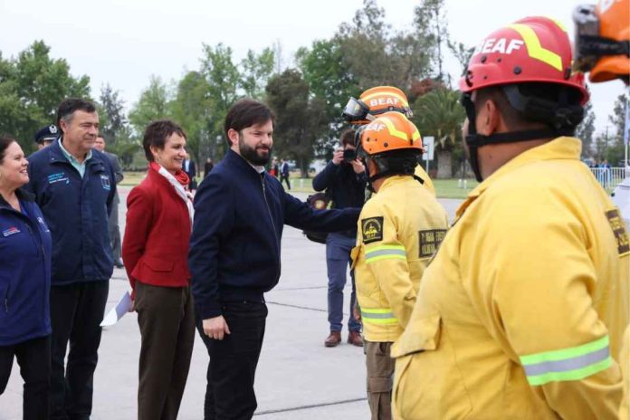 S.E. el Presidente de la República, Gabriel Boric Font, encabeza lanzamiento del Plan de Acción 2024-2025 de prevención, mitigación y control de incendios
