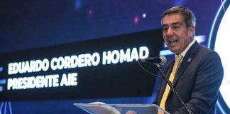 Eduardo Cordero Homad en Encuentro Anual AIE 2024 | Encuentro Anual Asociación de la Industria Eléctrica Electrónica