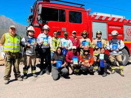Entregan material informativo para prevención de incendios en la Región de O’Higgins
