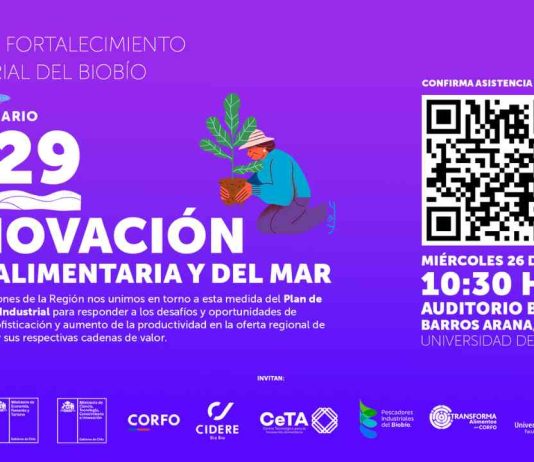 Concepción será sede de seminario sobre innovación agroalimentaria y del mar