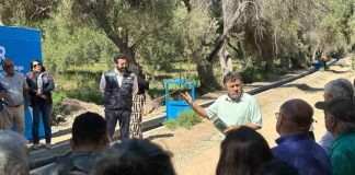 Ministro de Agricultura inaugura obras de riego que benefician a productores de olivos en región de Atacama
