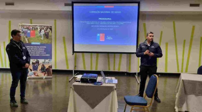 CNR capacita en gestión del recurso hídrico a profesionales del riego de la Región de Coquimbo