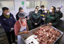 Ministro de Agricultura y autoridades de Justicia visitaron dependencias del Centro de Estudio y Trabajo de San Carlos