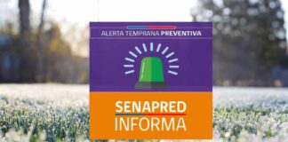 Senapred declara alerta preventiva por heladas de hasta –10°: revisa dónde