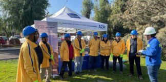 Exitosa capacitación conjunta entre Aceros AZA e Inchalam sobre instalación de Postes AZA