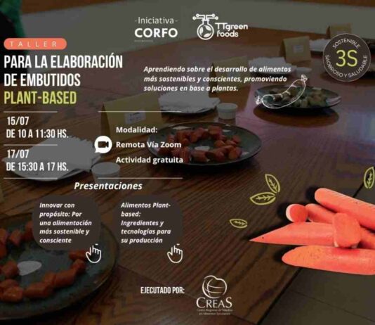 CREAS ofrece taller gratuito a emprendedores sobre elaboración de embutidos a base de plantas