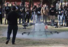 DJI Agras T100 el dron con capacidad de carga de hasta 100 kilos