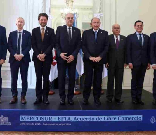 Mercosur y EFTA concluyen negociaciones para un histórico Tratado de Libre Comercio