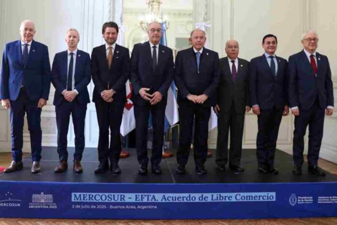 Mercosur y EFTA concluyen negociaciones para un histórico Tratado de Libre Comercio
