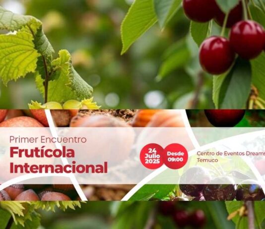 Primer Encuentro Frutícola Internacional 2025, Araucanía, Temuco.
