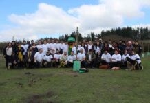 Turbus y Conaf reforestan sector de Reserva Nacional Lago Peñuelas afectado por megaincendio del 2024