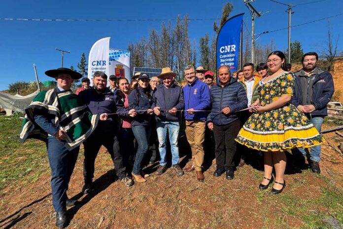 CNR inaugura modernos sistemas de riego para reactivación sustentable de agricultores en Santa Juana