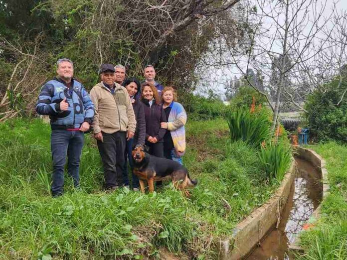 Comunidad Agrícola de Huentelauquén mejora su gestión hídrica con obras de revestimiento de canal Salinero