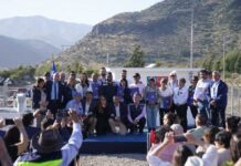 Presidente de la República, Gabriel Boric Font, encabeza puesta en marcha de la aducción del Río Ligua