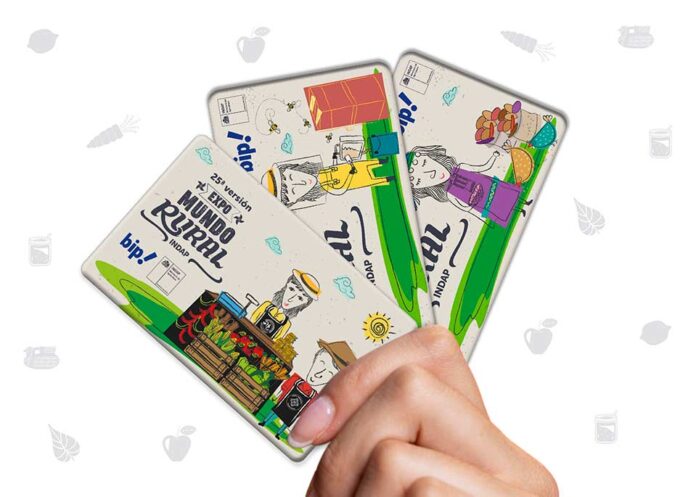 Metro de Santiago e INDAP lanzan tarjetas bip! para celebrar la ExpoMundoRural: sepa dónde comprarlas
