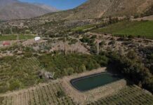 Autoridades del agro recorren obra acumulación bonificada por la Ley de Riego de pequeño productor de Salamanca