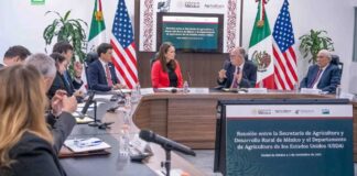 Brooke Rollins, titular del USDA, visita México para revisar avances del combate al gusano barrenador