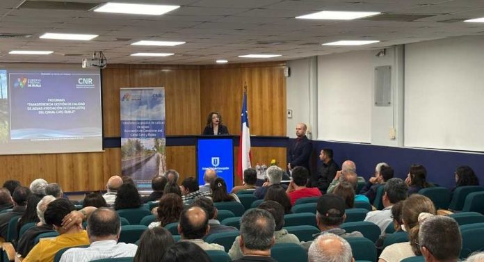 Comisión Nacional de Riego y Gobierno Regional de Ñuble lanzan programa para mejorar calidad del agua en el Canal Cato y Ñuble