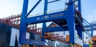 Patricio Román Lois, gerente general de Puerto Coronel, por renovación de certificados ISPSPBIP “Ser un puerto seguro certificado internacionalmente le otorga a la Región del Biobío una alta competitividad logística a sus cargas de importación y exportación”