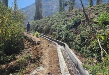 Regantes de canal Las Pampitas optimizan el uso del agua mediante obra de canalización bonificada por la Ley de Riego