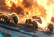 Sector apícola y el riesgo ante la amenaza de incendios