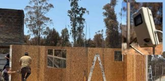 Seremi de Energía supervisa instalación eléctrica en primeras viviendas de emergencia para familias afectadas por incendios en Concepción