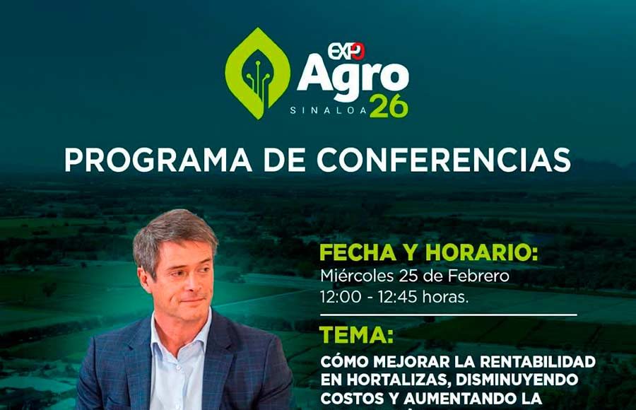 Carlos Meza, CEO de Terragénesis y referente internacional, liderará conferencia magistral en la Expo Agro Sinaloa 2026