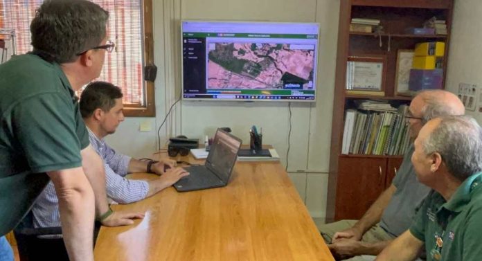 SAG Biobío da a conocer nuevo sistema de aviso de aplicación de plaguicidas a agricultor de Santa Bárbara