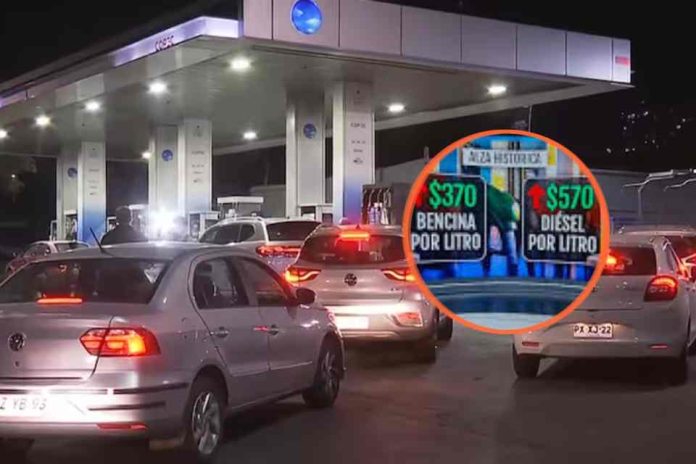 Alza histórica de bencinas y diesel: Aumento de $370 en gasolinas y $580 del diésel y plan para mitigar efecto