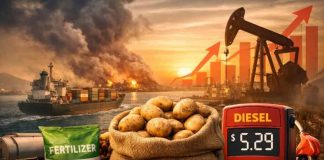 La guerra en Oriente Medio aumenta las dificultades para los productores de patatas, ya que se intensifican las presiones sobre los fertilizantes, el combustible y el transporte de mercancías.