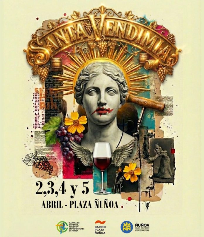 Lo mejor del vino en Plaza Ñuñoa Santa Vendimia invita a disfrutar con cultura, música y degustaciones