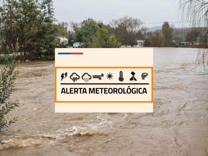 Senapred alerta meteorologica