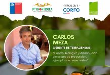 Carlos Meza liderará encuentro de agricultura regenerativa y control biológico en Arica