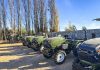 Agricultores familiares reciben modernos minitractores para mecanizar sus labores agrícolas. Agricultores familiares reciben modernos minitractores para mecanizar sus labores agrícolas.