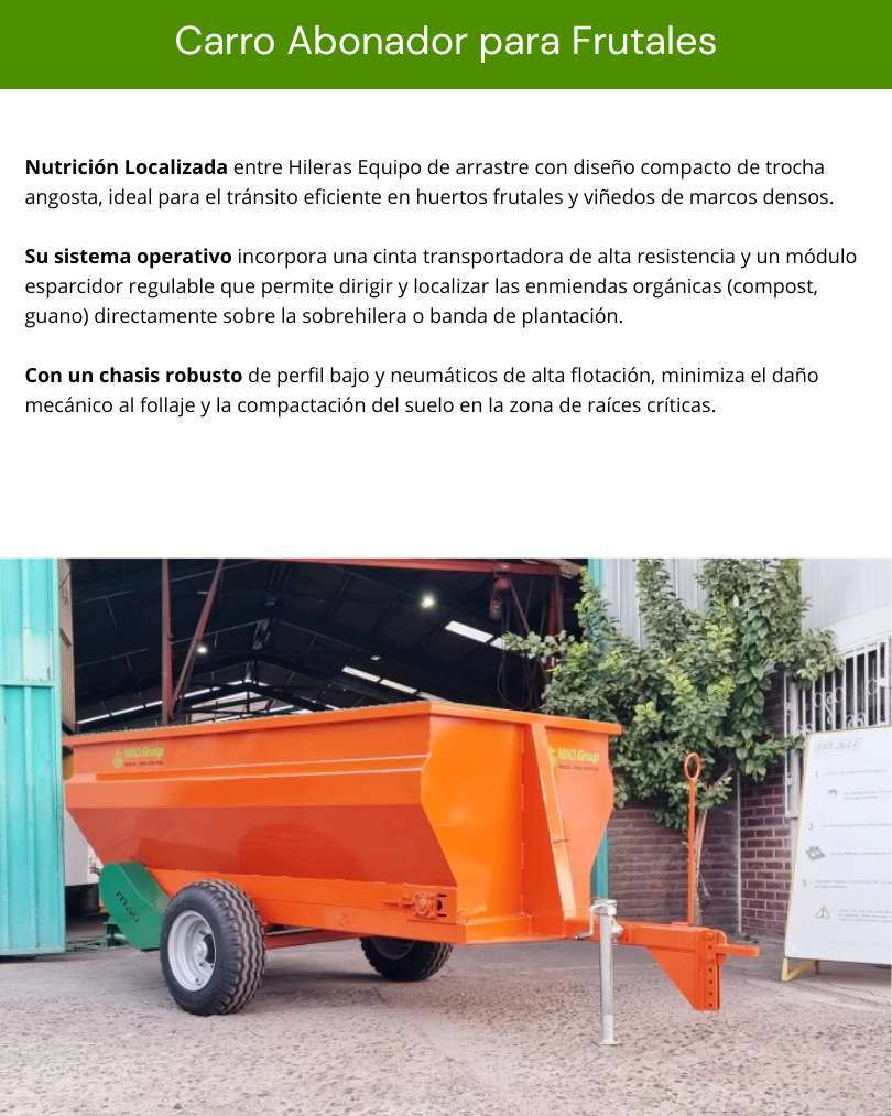 Carro Abonador para Frutales