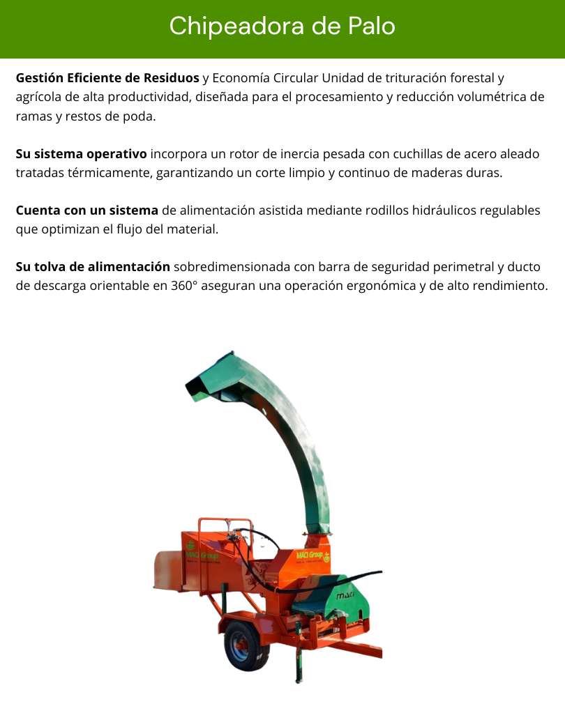 Chipeadora de Palo