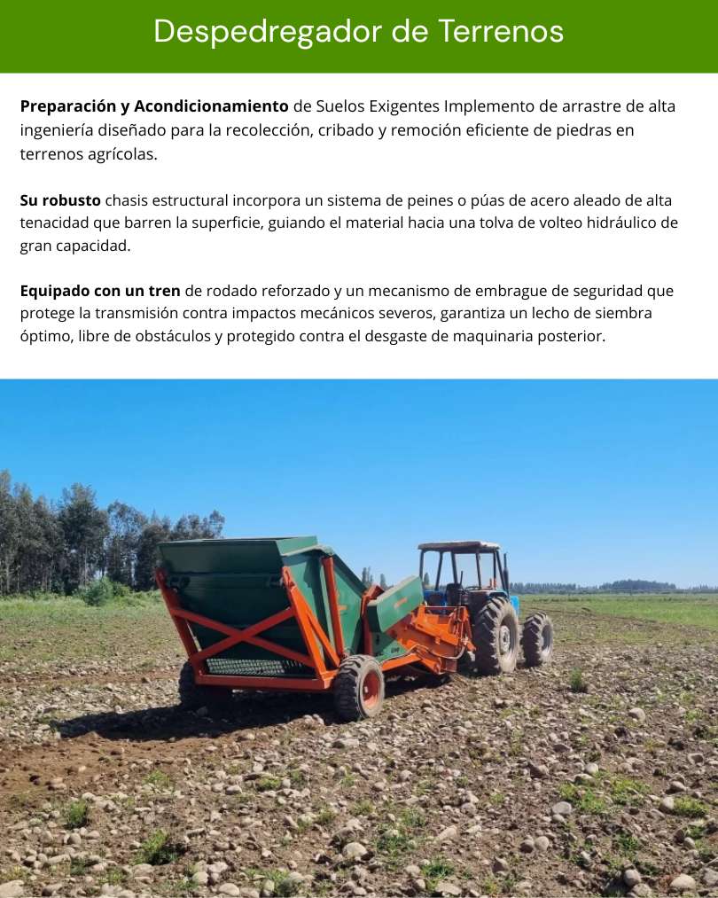 Despedregador de Terrenos