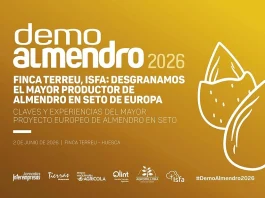 El mayor productor europeo de almendro en seto acoge Demoalmendro 2026 el próximo 2 de junio