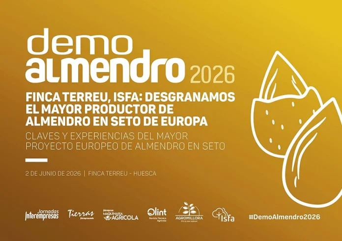 El mayor productor europeo de almendro en seto acoge Demoalmendro 2026 el próximo 2 de junio