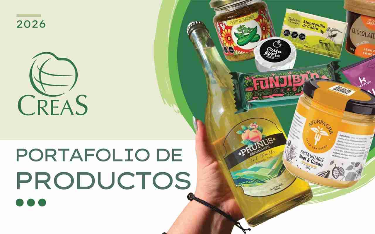 Nuevo Portafolio de Productos CREAS 2026 destacan la revalorización de descartes y uso de materia prima nacional Nuevo Portafolio de Productos CREAS 2026 destacan la revalorización de descartes y uso de materia prima nacional