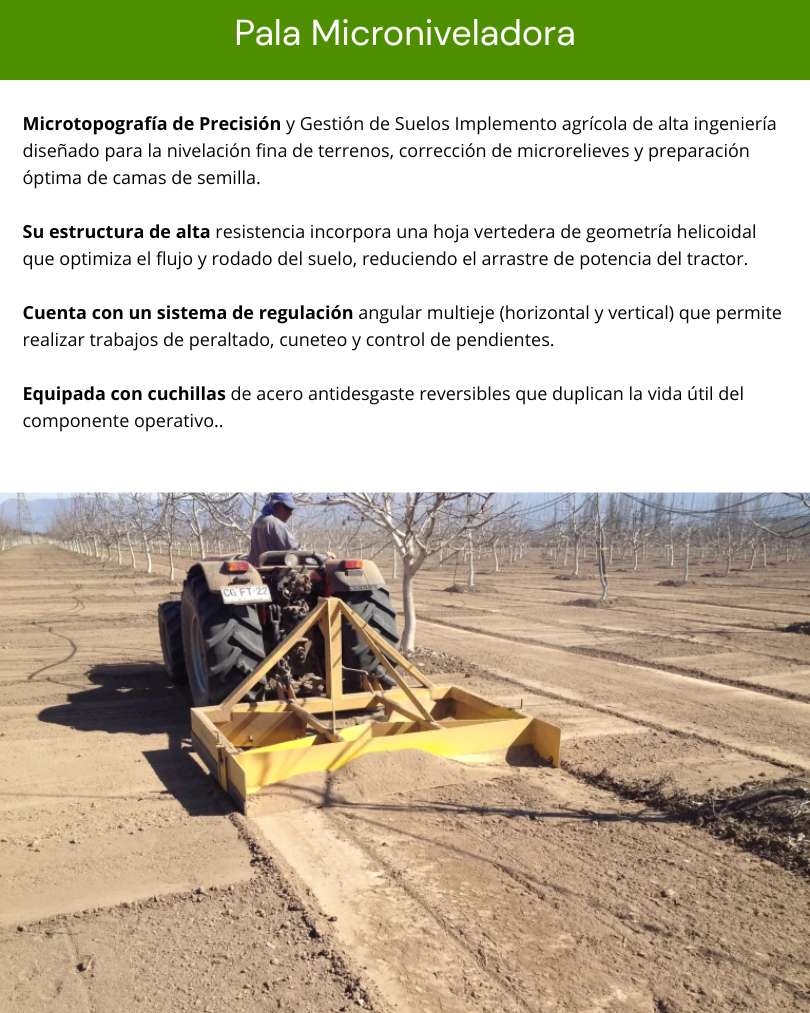 Pala Microniveladora