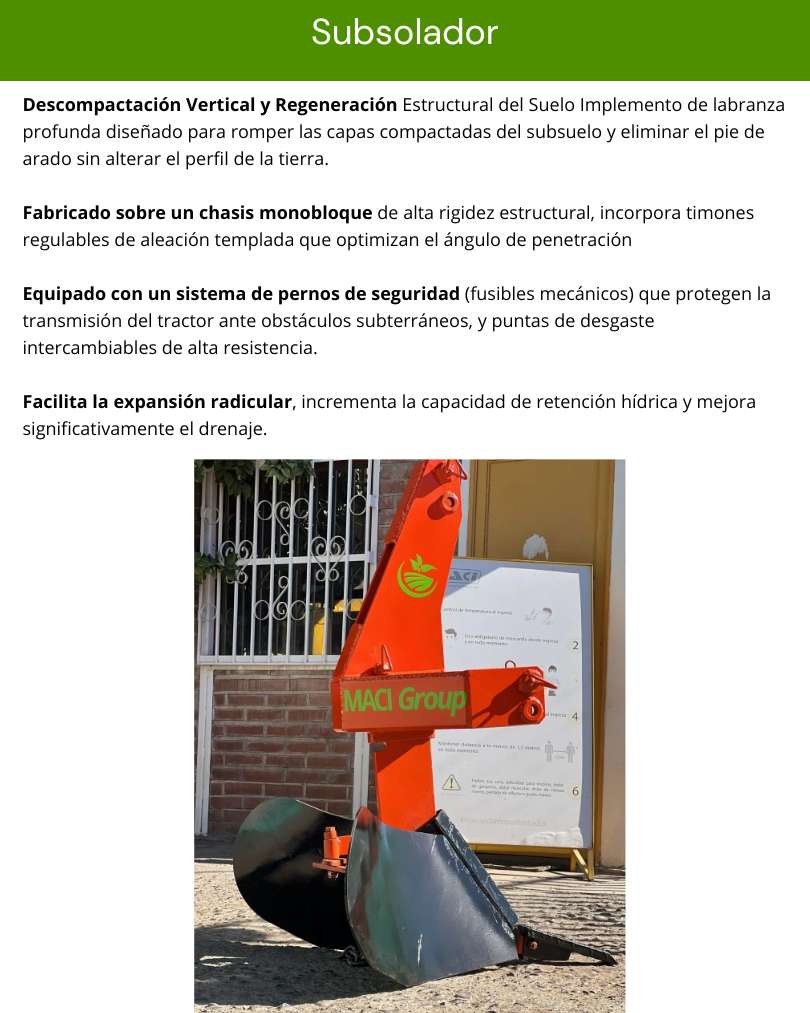 Subsolador