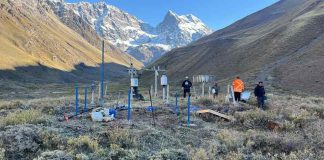 Tecnología en alta montaña cuantificará nieve caída y reservas hídricas en la cordillera capitalina