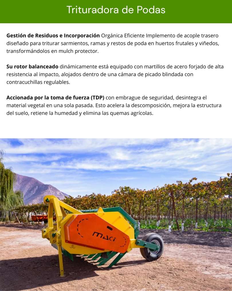 Trituradora de Podas
