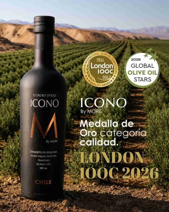 Aceite de oliva chileno obtiene medalla de oro en prestigioso concurso de Londres