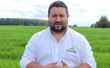 Camilo Guzmán, presidente de la Asociación Gremial Agricultores Unidos de Chile A.G.