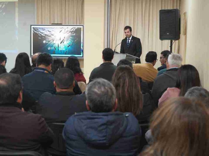 Con una alta convocatoria presencial y asistentes conectados online desde distintos puntos del país, el Summit Acuícola 2026 consolidó a la Universidad Católica del Norte (UCN) como un punto de en Con una alta convocatoria presencial y asistentes conectados online desde distintos puntos del país, el Summit Acuícola 2026 consolidó a la Universidad Católica del Norte (UCN) como un punto de encuentro entre el mundo científico, la industria acuícola y el desarrollo regional.
