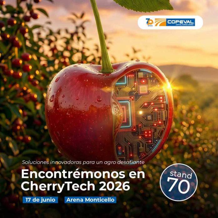 Copeval en CherryTech 2026 CherryTech 2026: Copeval mostrará innovación y soluciones para la industria cerecera